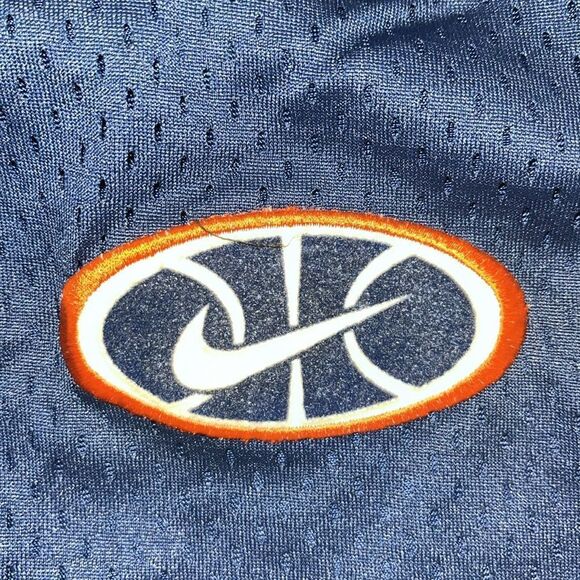 Vintage NIKE Mesh Snap Basketball Court Shooter Jersey Warm Up Jacket L Retro - Picture 5 of 6